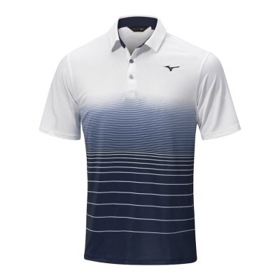 Camisa Mizuno Quick Dry Mirage Polo Hombre - Blancos - Chile M301KCFYJT